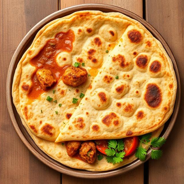 Chicken Keema Paratha